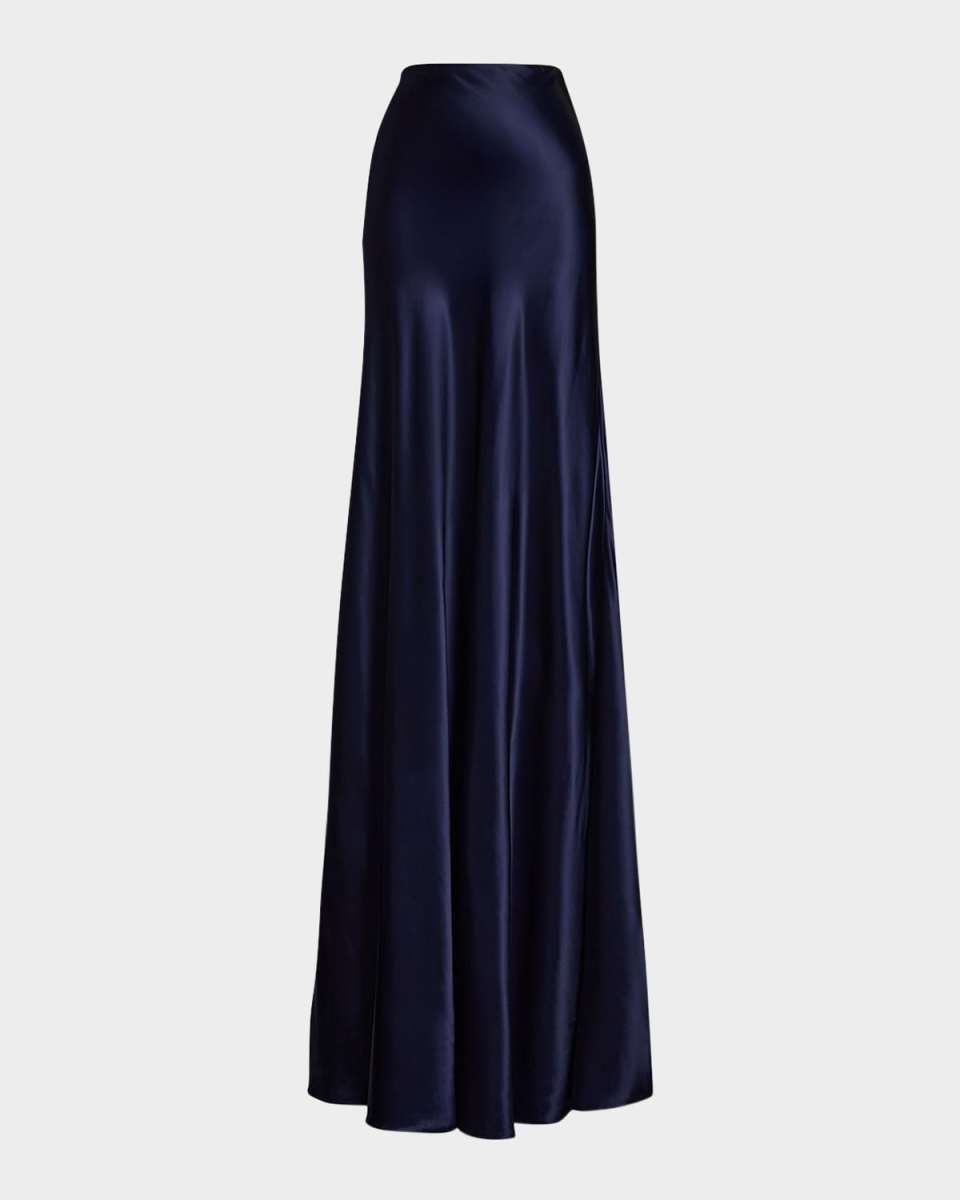 Masina Long Charmeuse Skirt